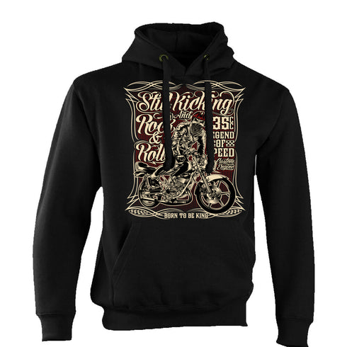 Biker Hoody Hoodie Vintage Motorcycle Classic Bike Custom Chopper Still Kicking